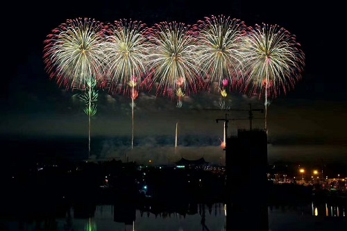 焰火燃放效果圖